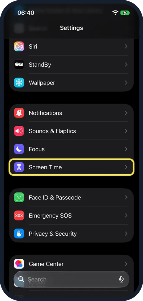 Real screenshot from our iPhone