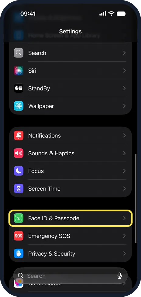 Screenshot from the guide: How to turn on Stolen Device Protection on an iPhone