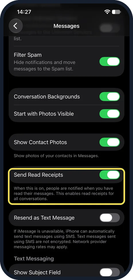 iPhone screen: Turn it on