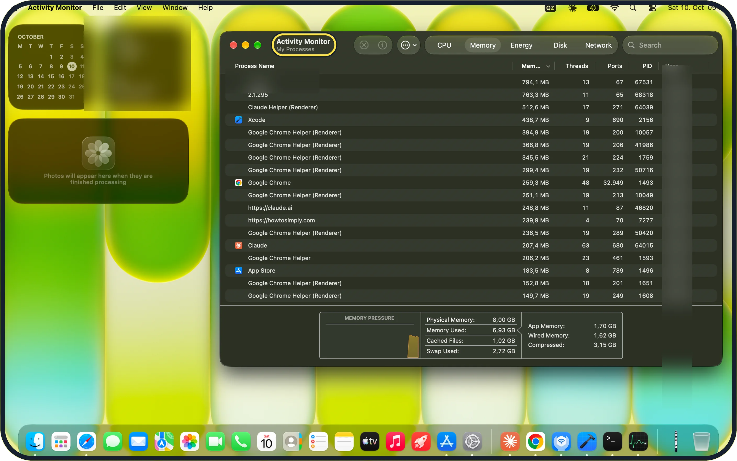 Screenshot from the guide: How to use Activity Monitor on a Mac