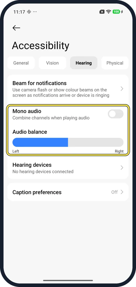 Android screenshot: Put it back