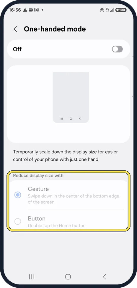 Android screenshot: Choose how to start it