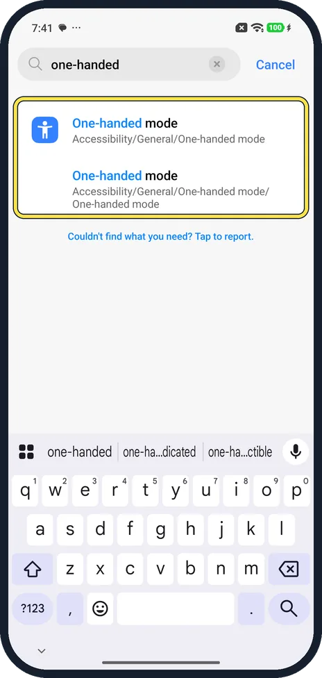 Screenshot from the guide: How to use one-handed mode on a Xiaomi phone (HyperOS 3)