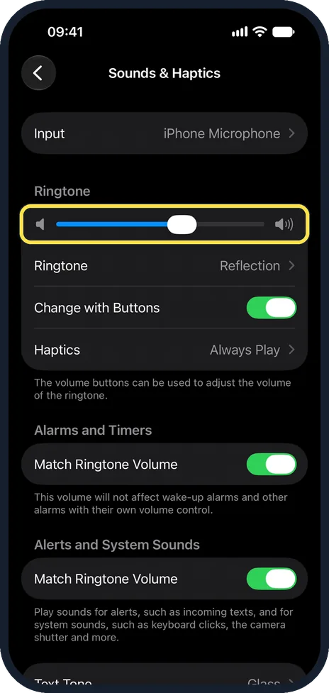 Screenshot from the guide: iPhone alarm not going off? 8 things to check