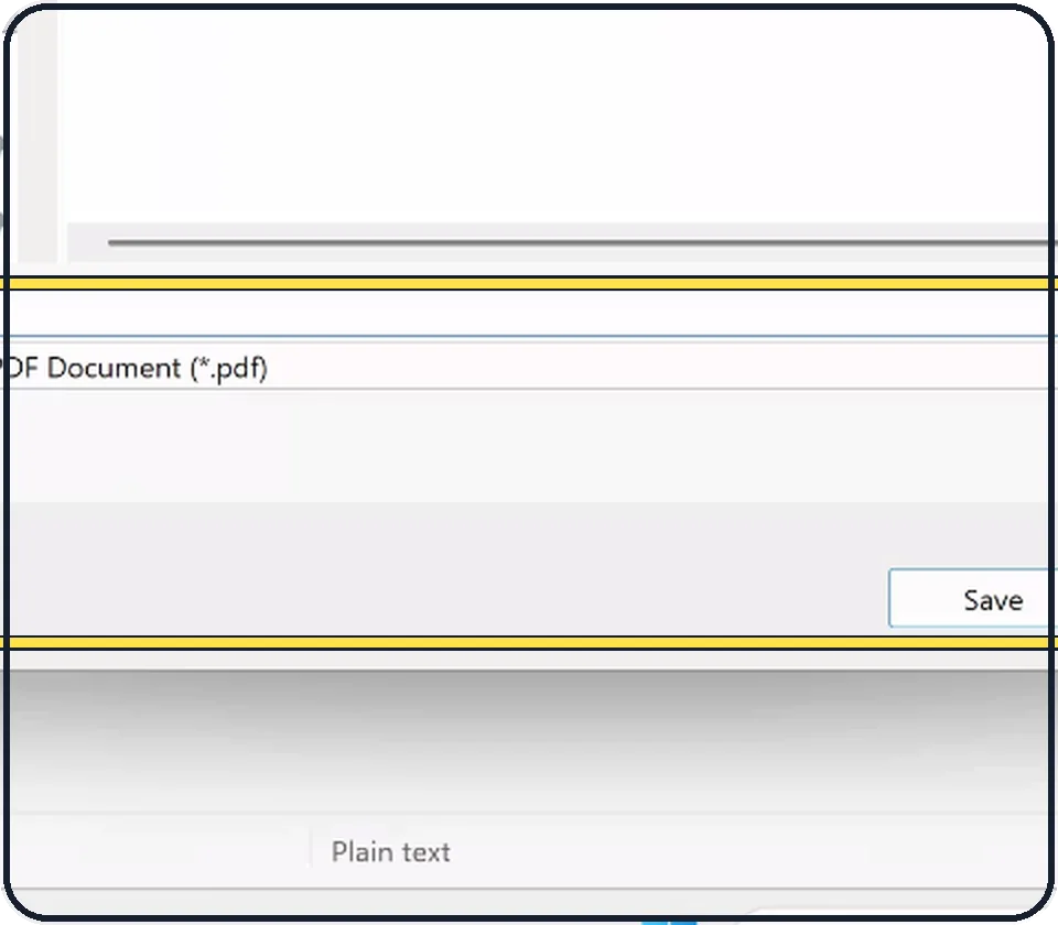Windows screenshot: Find the Save Print Output As window
