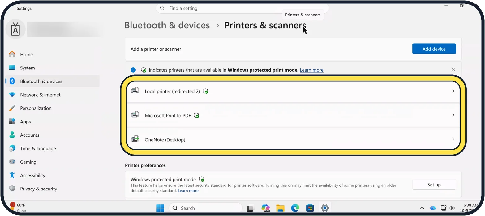 Screenshot from the guide: Printer shows offline on Windows 11: 8 fixes to try