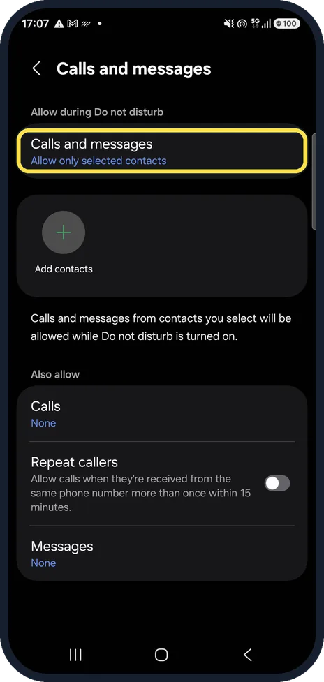 Android screenshot: Calls still coming through?