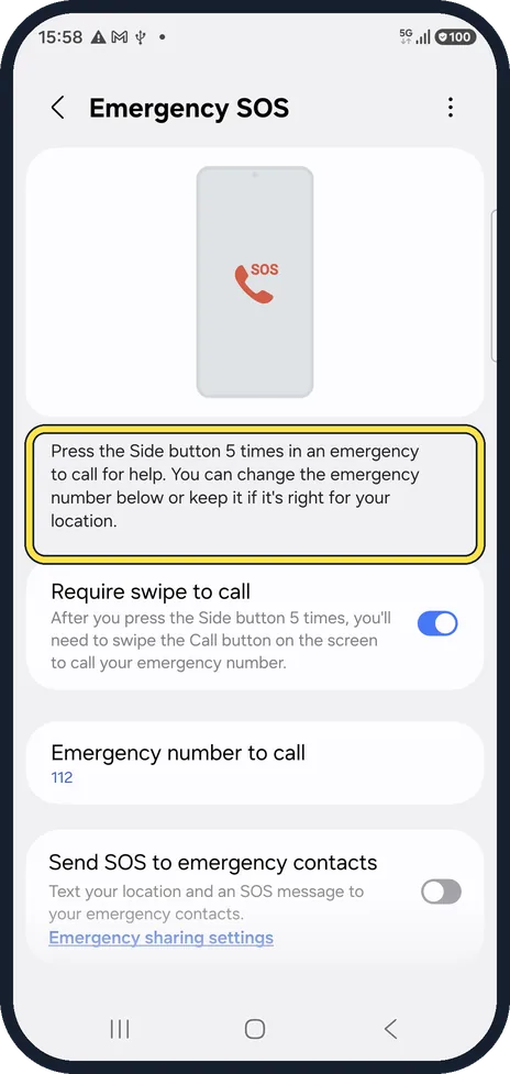 Android screenshot: Know what triggers it