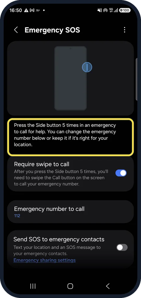 Android screenshot: Know what triggers it