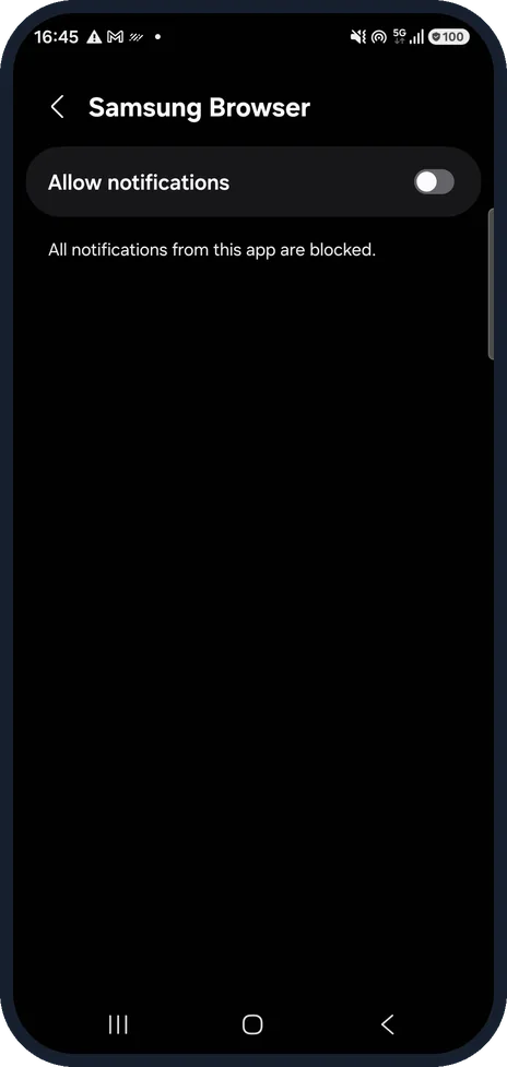 Android screenshot: Check its notifications