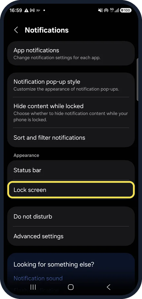 Android screenshot: Know the other way in