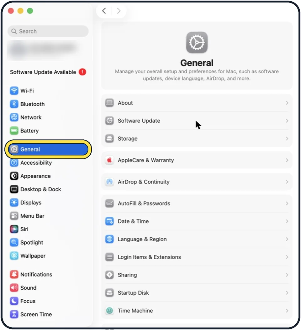 Screenshot from the guide: How to rename your Mac