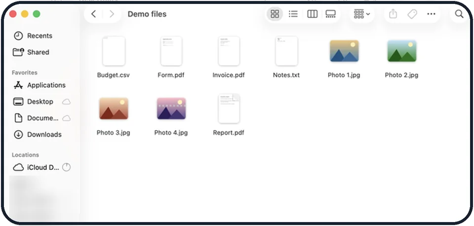 Screenshot from the guide: How to show hidden files on a Mac