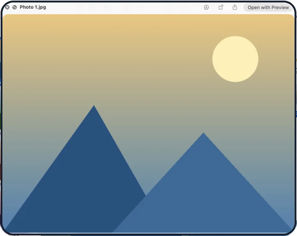 Mac screenshot: Press the Space bar
