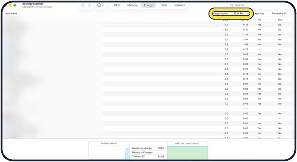 Screenshot from the guide: MacBook battery draining fast? 8 ways to make it last