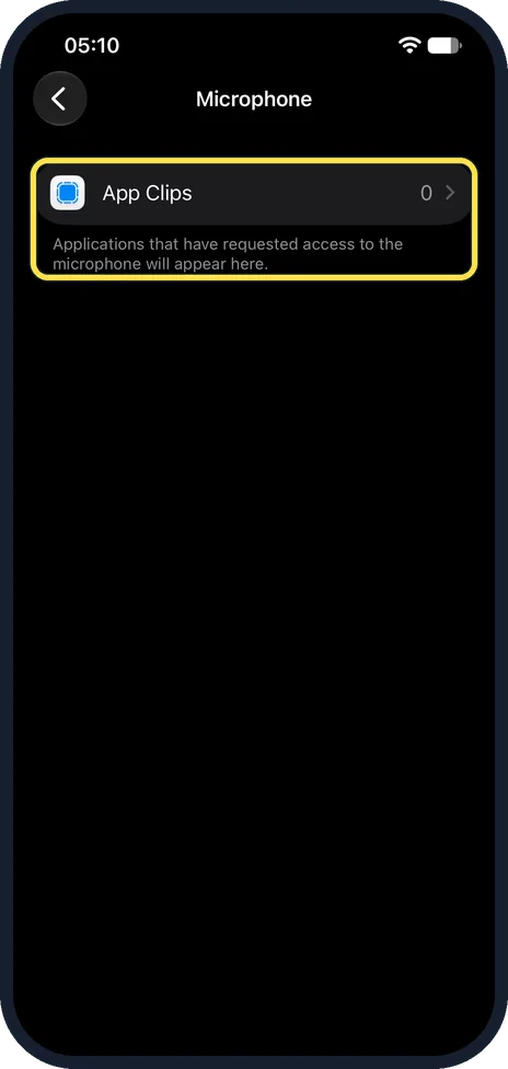 iPhone screen: Do not recognise the app?
