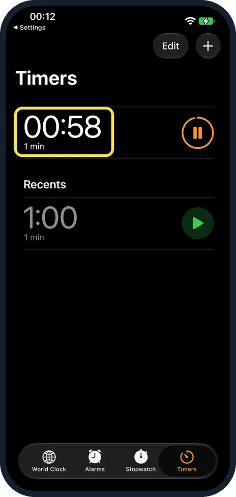 Screenshot from the guide: Where Live Activities show on an iPhone 17e without a Dynamic Island