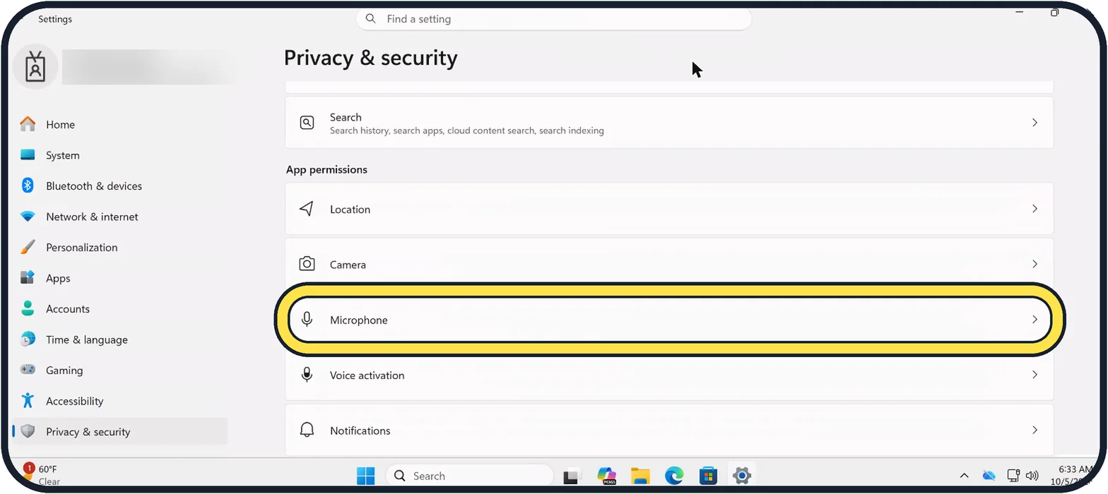 Screenshot from the guide: Windows 11 microphone not working? 6 fixes to try