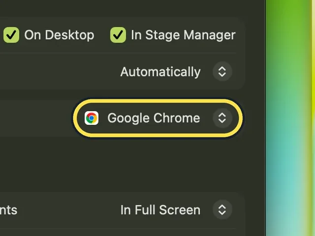 Screenshot from the guide: How to change the default browser on a Mac