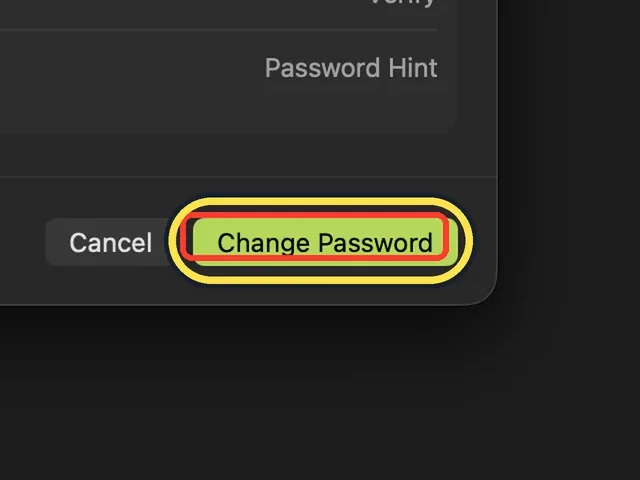 Screenshot from the guide: How to change your password on a Mac