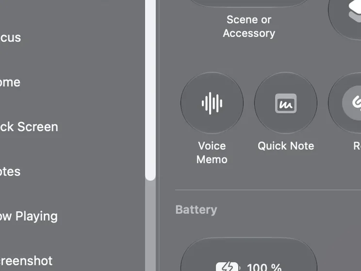 Screenshot from the guide: How to customise the menu bar on a Mac