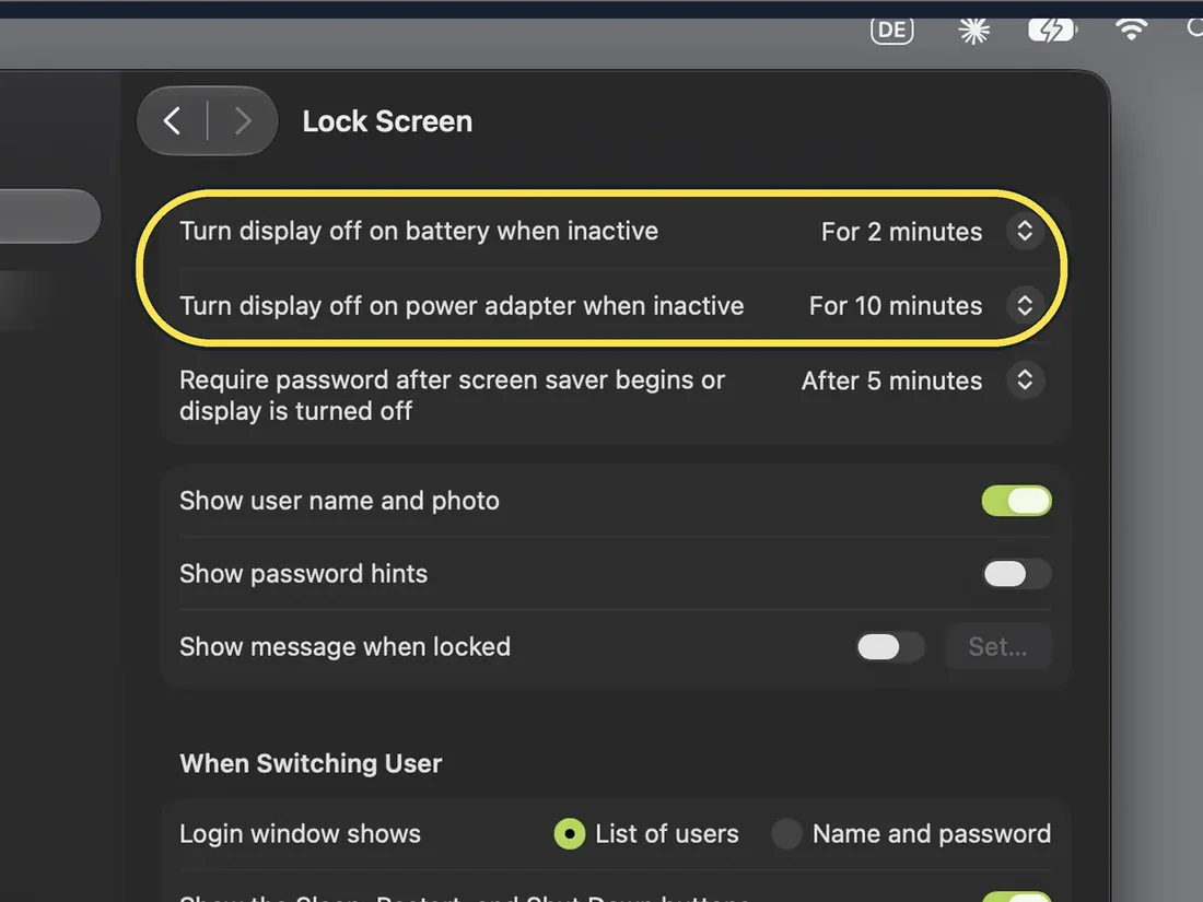 Screenshot from the guide: How to set a screen saver on a Mac (macOS 27)