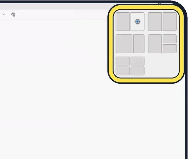 Screenshot from the guide: How to split the screen on Windows 11 with Snap layouts