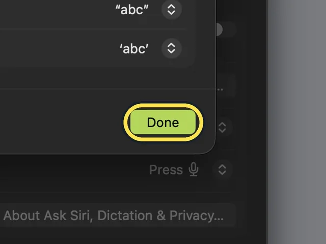 Screenshot from the guide: How to turn off autocorrect on a Mac