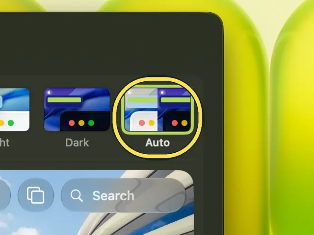 Screenshot from the guide: How to turn on dark mode on a Mac