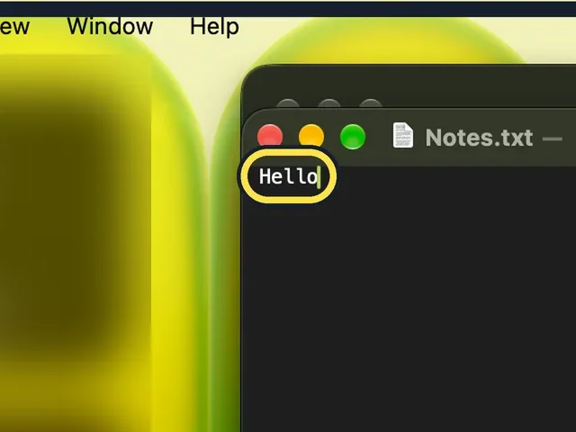 Screenshot from the guide: How to use dictation on a Mac