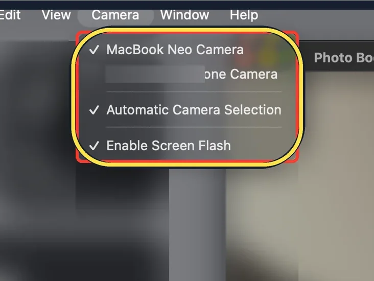 Screenshot from the guide: Mac camera not working? 6 fixes to try