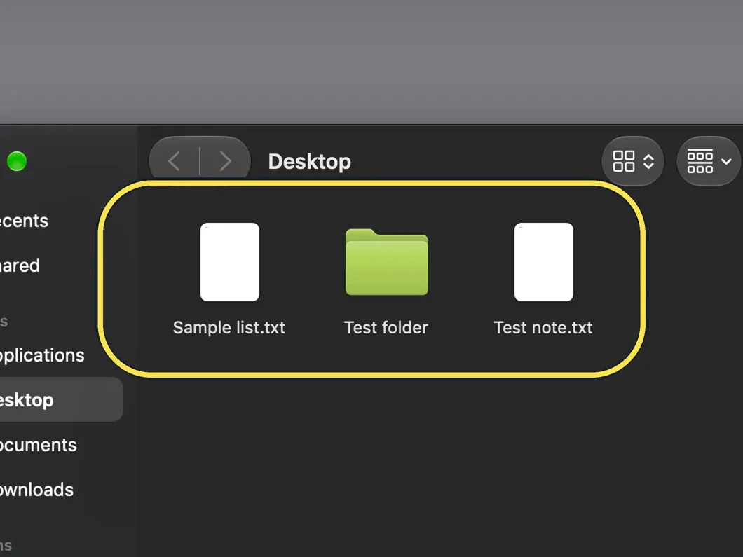 Screenshot from the guide: Mac desktop icons missing? How to show them again (macOS 27)