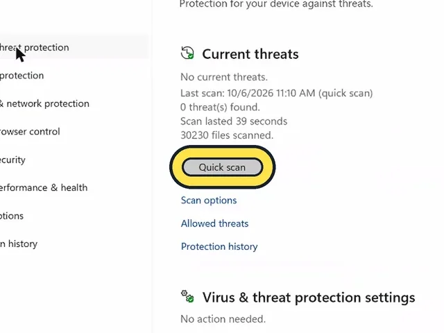Screenshot from the guide: Windows 11 PC slow or disk at 100%? What to check first
