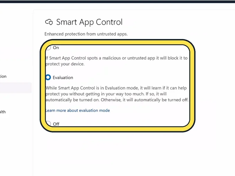 Screenshot from the guide: Windows Security or Smart App Control blocked an app? What to do