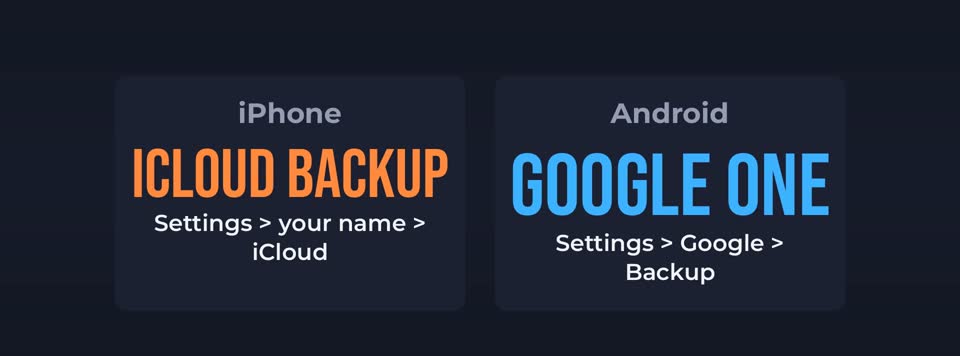 Turn on cloud backup