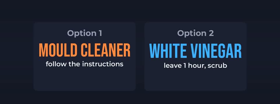 Clean small areas