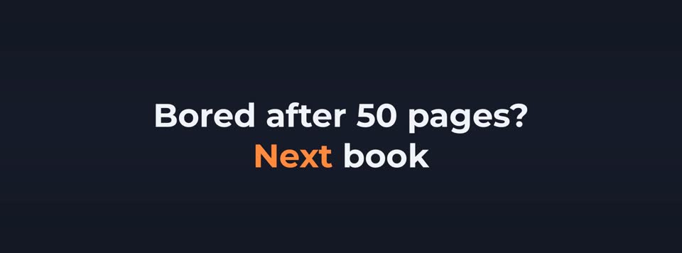 It's okay to quit a book