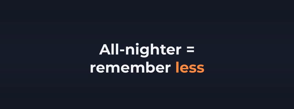 Sleep on it