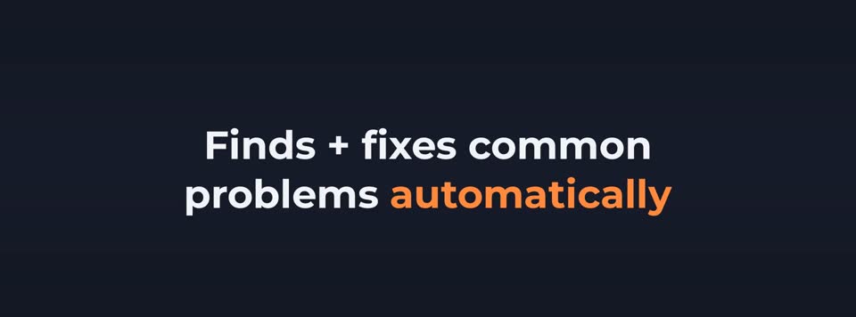 Run the built-in troubleshooter
