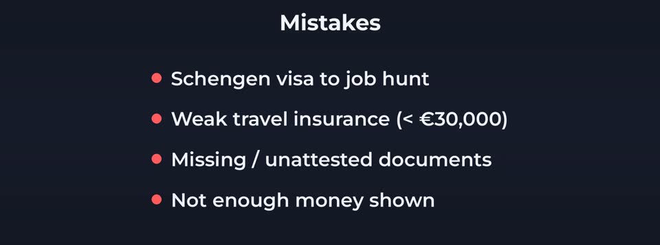 The common mistakes